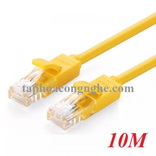 Ugreen 30642 10M màu Vàng Cáp mạng LAN CAT5E UPT NW103 30030642